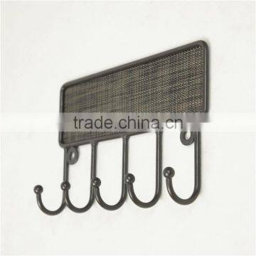 Store More Textilene Door 5 Hook Key Rack
