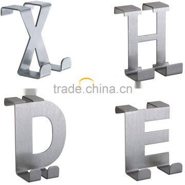 Cute Star And Moon Shape Design Stainless Steel Hanging Metal Door Hook photo-2