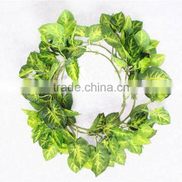 vertical garden wall hanging 240cm Long cheap make fake recycling plastic PE Fairy vine artificial plant EMX10 3030