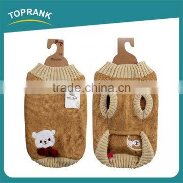 Wholesale Bear Pattern Winter Small Easy Knit Dog Sweater Pattern Free photo-3