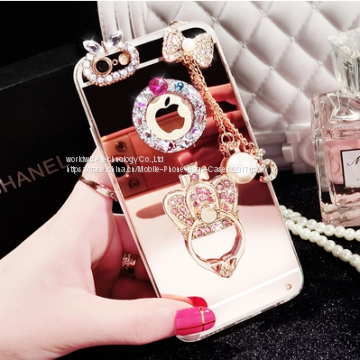 Protective Case Cover Silicone Mobile Phone Cases for IPhone7/7Plus/6/6s/6plus/6splus Cell Phone Diamond Crystal Cases photo-3