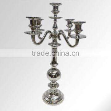 Wedding Candelabra/Antique Aluminium Candelabra With Silver Finish photo-6