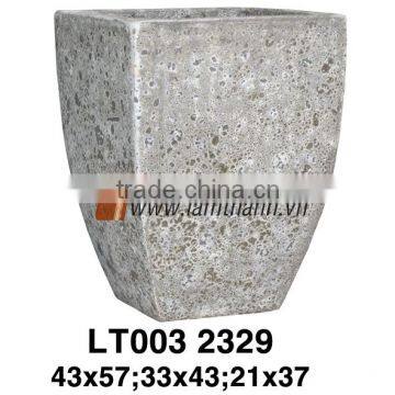 Vietnamese Ceramic Pottery/Large Dark Ancient Tidi Pottery 2329 For Home And Garden