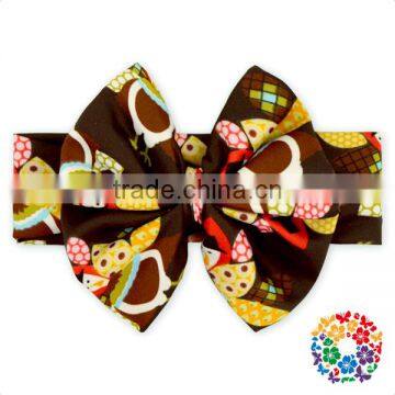 Big Bow Infant Girls Elastic Hair Headbands Hairband Baby Girl Headband With Bow photo-3