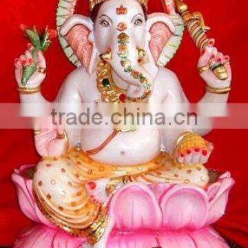 Marble Ganesh Statue Idol, Marble Moorti Ganesh Ji Marble Ganesha Statue, Marble Ganesh Murti