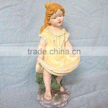 Fiberglass Garden Colorful Children Statue Molds photo-2