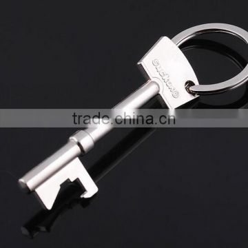 stainless steel key shape key chain bottle opener