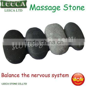 Natural stone massage healthy hot stone