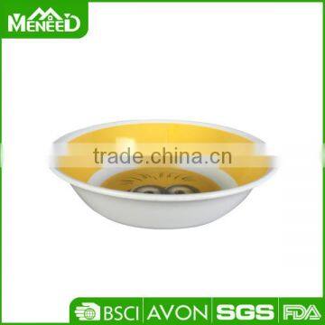 Minions printed melamine congee bowl, children printed gruel bowl for eating