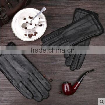 hot selling Men's PU waterproof leather gloves