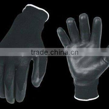 Sunnyhope Blue Nitrile Knitted Hand Polishing Gloves for Industrial photo-2