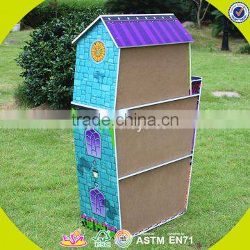 2017 Interesting Baby Wooden Doll House Most Popular Children Wooden Doll House W06A140 photo-6