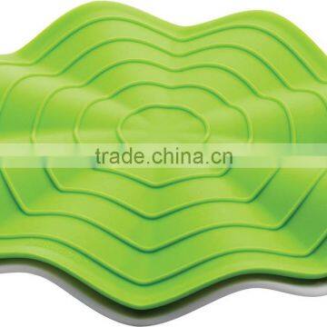 DIA.19/20.5CM HEAT RESISTANT MAT, SILICONE + NYLON