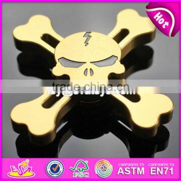 Stress Reducer Skull Four Sides Lightweight Aluminum Alloy Hand Spinner Fidget EDC Focus Toy W01A287 photo-2