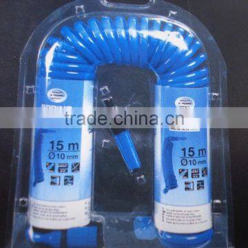 Plastair Spring Pvc Pipe Garden Hose 75-Foot 1/2-Inch Lead Safe Ultra-Light Recoil photo-2