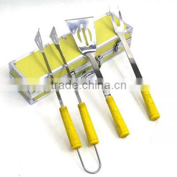 BQ-0087 / 3 pcs plastic handle BBQ tools