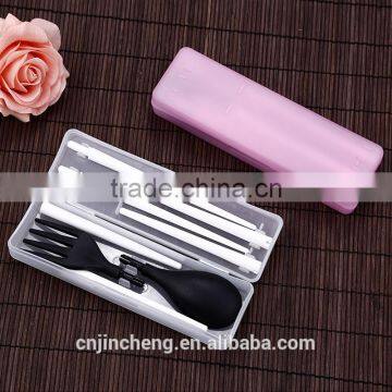 Factory Wholesale Popular Style Stainless Steel Kitchen Cutlery Set Chopsticks Fork and Spoon Set photo-5