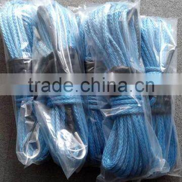 Guangzhou 12v 24v Car Winch Accessories 4x4 Synthetic Rope 30m Long 9500lbs Electric Winch Synthetic Rope photo-3