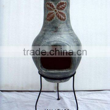 CLAY STOVE CHIMNEY POT photo-2
