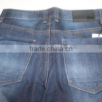 GZY Buy Jeans In Bulk Manufacturers China Men's Surplus Jeans Blue Motorcycle Denim Trousers Overalls Stock photo-4