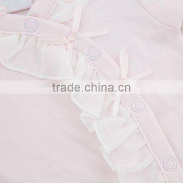 Hot Sale Baby Soft 100% Cotton Spring Autumn Winter Light Pink Newborn Baby Sleeping Bag photo-3