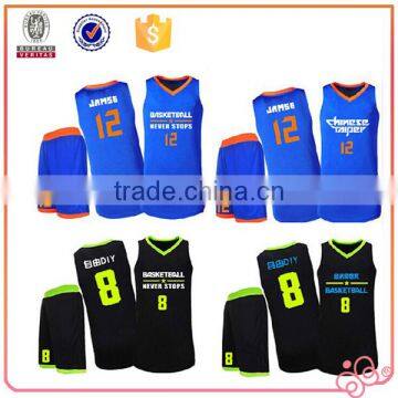 Wholesale Dry fit Interlock Basketball uniform customize basketball team wear