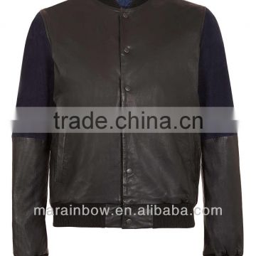 High quality faux tan leather jacket for men ,hot sell in winter