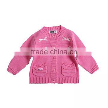 Korean style baby girl thin knit cardigan sweater