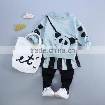 2016 Autumn Baby Girl Clothing Set Wholesale Children's Boutique Clothing photo-2