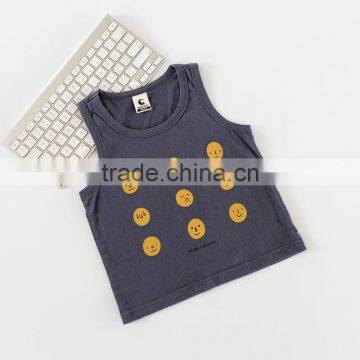 S17142A Wholesale Children Boy's Sleeveless Fashion Printed Vest photo-4