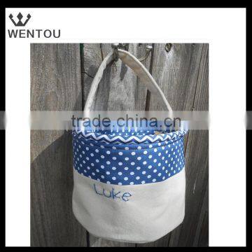 Wholesale Monogrammed Canvas Easter Bucket photo-4