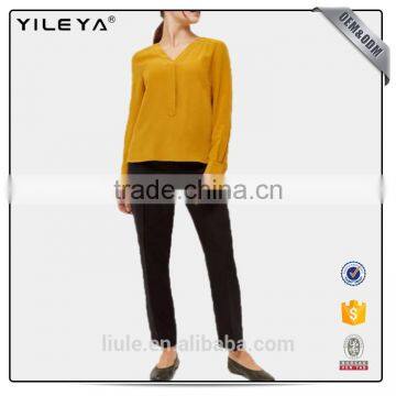 Latesed Women Chiffon Blouse Sexy Collar Blouse photo-2