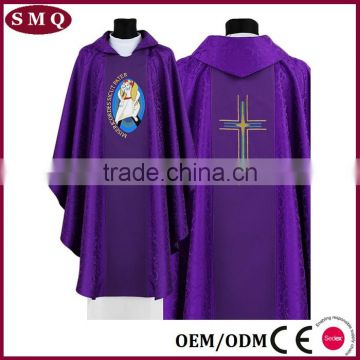 Catholic Classic Design Mercy Robe Purple Chasuble