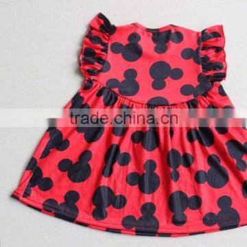 Back to School Children Pearl Dress New Mouse Pattern Tops Fancy Girls Pearl Shirts photo-3