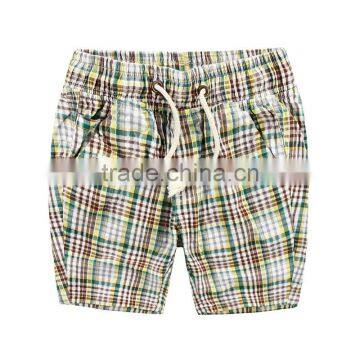 Good Quality Full Plaid Printing Boys Shorts photo-5