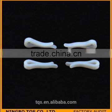Garment Accessory Without Teeth Shirt Packing White Plastic Clips photo-2