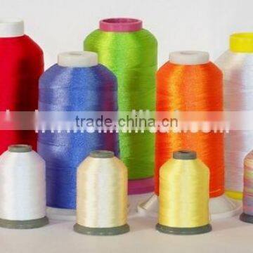 Meters of 1000m ~ 5000 m polyester embroidery thread