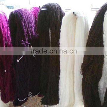 China Wholesale Acrylic High Bulk Yarn 32NM/2 White Color photo-2