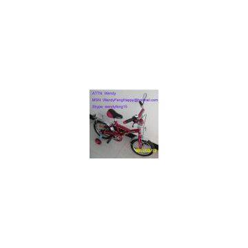 red color children bicycle bike cycle