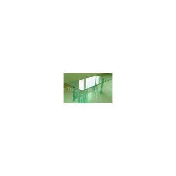 Commercial Reflective Flat Tempered Window Glass Heat Insulation , Polished Edge