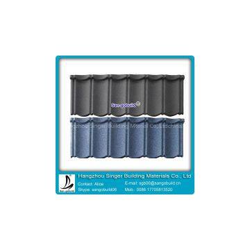 Coloful Sand Stone Coated Roof Tile/Aluminum Zinc Roofing Shingle/Classical Coated Steel Roof