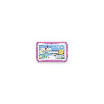 Pink Android Allwinner 23 Kids Educational Tablets Custoimzed UI Support MP3 WMA OGG
