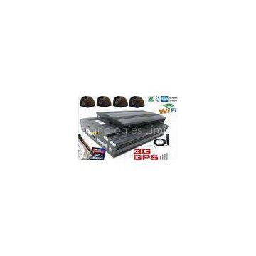 Car / Bus / Truck 4CH real time HDD 3G Mobile DVR with GPS WIFI & G-sensor