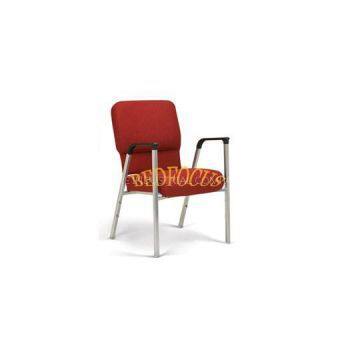 Aluminium Church Chair With Bookrack CH-005