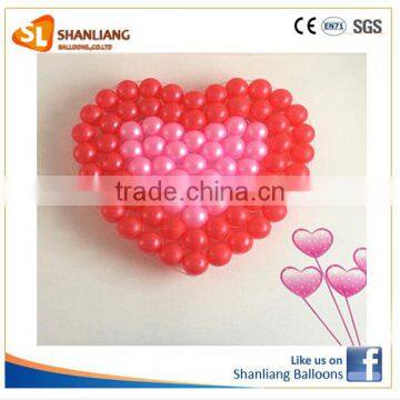 Large love Heart Shape Balloon Plastic net wedding Party Supply