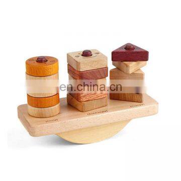 High Quality Wooden Montessori Toys Toddler Sorter Blocks With Factory Price