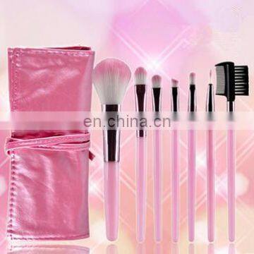 Professional 7 PCS Cosmetic Foundation Brush Make-up Toiletry Kit Makeup Brushes Set Tools With Case