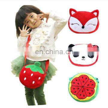 Fashion Hot sale soft children plush animal bags