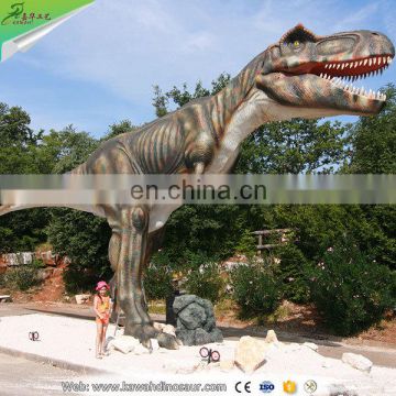 KAWAH Outdoor Playground Realistic Fiberglass Dinosaur Garden Sculpture