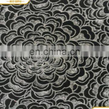 100% Polyester Mesh Knitted Fabric With Flocking